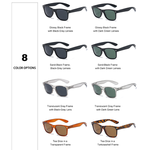Lunettes de soleil polarisées rétro vintage, monture carrée large, protection UV, verres TAC pour la conduite, le cyclisme, les activités de plein air, hommes et femmes - Product Image 2