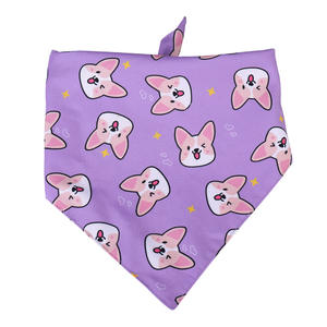 Tanpopo sells new cute for <b>dogs</b>, double-sided double-layer <b>dog</b> pet triangle <b>scarves</b> - Product Image 5