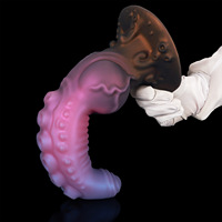 Nouveau style Godemiché en silicone premium, forme tentacules de pieuvre et alien, utilisable comme plug anal, pour l'expansion anale SM, jouet sexuel érotique pour adultes en forme d'animal Dongguan