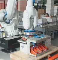 Robot empilable de palletisation adapté aux besoins du client sélectionnent et placent des boîtes de cartons automatiquement