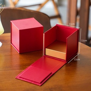 Boîte à dessert en papier Starlight haut de gamme pour gâteau individuel, mousse au <span class=keywords><strong>chocolat</strong></span>, boîte cadeau magnétique, boîte à bonbons, emballage - Product Image 6