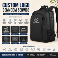 Sac à dos pour ordinateur portable de haute qualité, personnalisé, grande capacité, avec port de charge USB, sac à dos multifonctionnel pour les voyages et les affaires