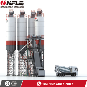 Bỏ Qua Phễu Trộn Sẵn Nhà Máy Trộn Bê Tông HZS75 75Cbm Với Máy Trộn Bê Tông JS1500 - Product Image 3