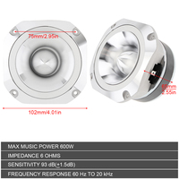 Haut-parleurs Super Bullet de 4 pouces 600W de haute qualité pour voitures et systèmes audio domestiques, vente en gros de caissons de basses