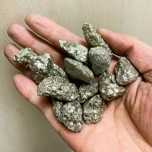 Pyrite brute naturelle, cristal brut, spécimen minéral imitation or pour la fabrication de bijoux et l'énergie - Product Image 4