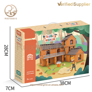 Fourniture d'usine bricolage enfants intérieur playhouse ensemble de construction jouer miniature maison modèle kits jouet maison villa puzzle garçons et filles - Product Image 6