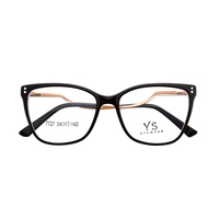 Montures optiques en acétate de haute qualité, style italien, montures de lunettes en métal élégantes, lunettes de protection pour femmes