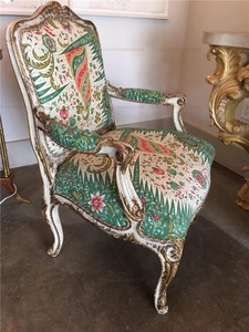 Grand <span class=keywords><strong>fauteuil</strong></span> de style <span class=keywords><strong>Louis</strong></span> XV, <span class=keywords><strong>fauteuil</strong></span> antique en tissu, <span class=keywords><strong>fauteuil</strong></span> français - Product Image 6
