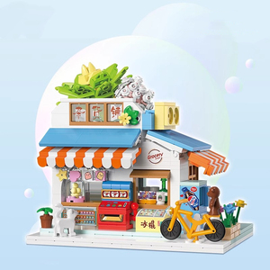 בניין אדריכלי נוף רחוב אדריכלי בלוקים הרכבה חינוכית לילדים מודל הרכבה חינוכית של קבוצות אבני בניין עם 3 סגנונות - Product Image 5