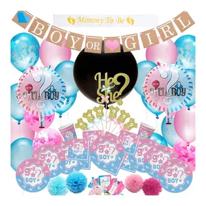 New Design baby shower themed Wholesale gender reveal party supplies