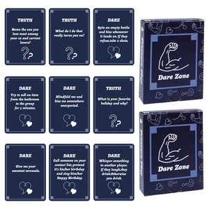 50 Fogli di Carte Personalizzate per Giochi da Tavolo Interattivi, in Carta, con Scatola Colorata, per Divertenti Quiz e Ritrovi di Coppia - Product Image 1