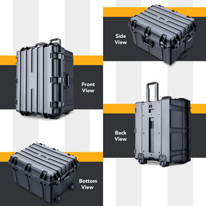 Étui de transport rigide personnalisé en EVA pour drone DJI Mavic Air 2, résistant aux chocs, en microfibre, étanche, pour 7 batteries et télécommande - Product Image 6