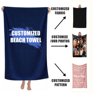 <span class=keywords><strong>Toalla</strong></span> de Playa de Microfibra para Adultos, Paquete Personalizado, Extra Grande, Ligera, Antiarena, de Secado Rápido, para Viajes, Natación, Yoga, Camping - Product Image 1