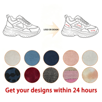 Sneakers plateforme pour femmes, fabrication sur mesure OEM, deux couleurs au choix, design rétro patchwork, chaussures confortables à plateforme