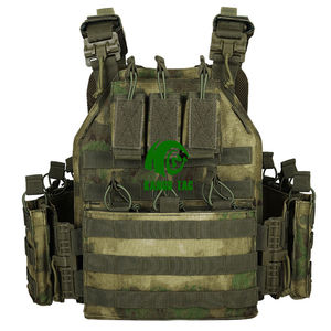 Gilet Tattico Regolabile Leggero con Sistema <span class=keywords><strong>Molle</strong></span>, Gilet Multifunzionale a Sgancio Rapido per Allenamento all'Aperto - Product Image 2