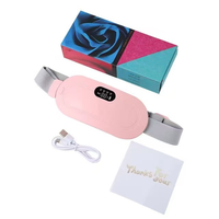 Masseur corporel électronique Ceinture menstruelle Vibration abdominale Appareil de massage avec compresse chaude pour soulager la douleur menstruelle