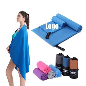 Serviettes de sport personnalisées en microfibre de haute qualité, épaisses, respirantes, légères, imprimées, à séchage rapide et absorbantes pour la gym - Product Image 1