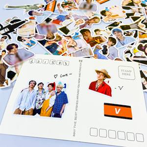 Sticker Adhesivo Decorativo de Papel para Equipaje KPOP de Bangtan Boys al Por Mayor con JUNGKOOK V JIMIN JIN SUGA <span class=keywords><strong>J</strong></span>-<span class=keywords><strong>HOPE</strong></span> <span class=keywords><strong>RM</strong></span> - Product Image 5