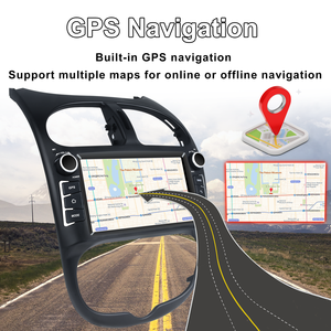 Système de navigation GPS Reako Android 4Core Radio multimédia pour Peugeot <span class=keywords><strong>206</strong></span> 206CC 206SW 2000-2008 Support caméra de recul - Product Image 4