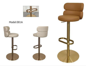 Custom Stainless Steel Adjustable Bar Stools & Booth Seating-Contemporary Modern Design for Apartment Use - Product Image 4