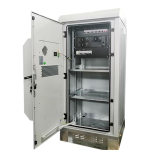 Armoire de télécommunication extérieure 19 pouces, capacité interne 32U, mini abri avec refroidissement AC 1500W - Product Image 4