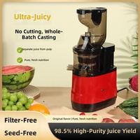 Juicer Otomatis Komersial Pemisah Ampas Lubang Masuk Diameter Besar Multi-Fungsi Buah Sayuran Bahan ABSPC Cina Segar