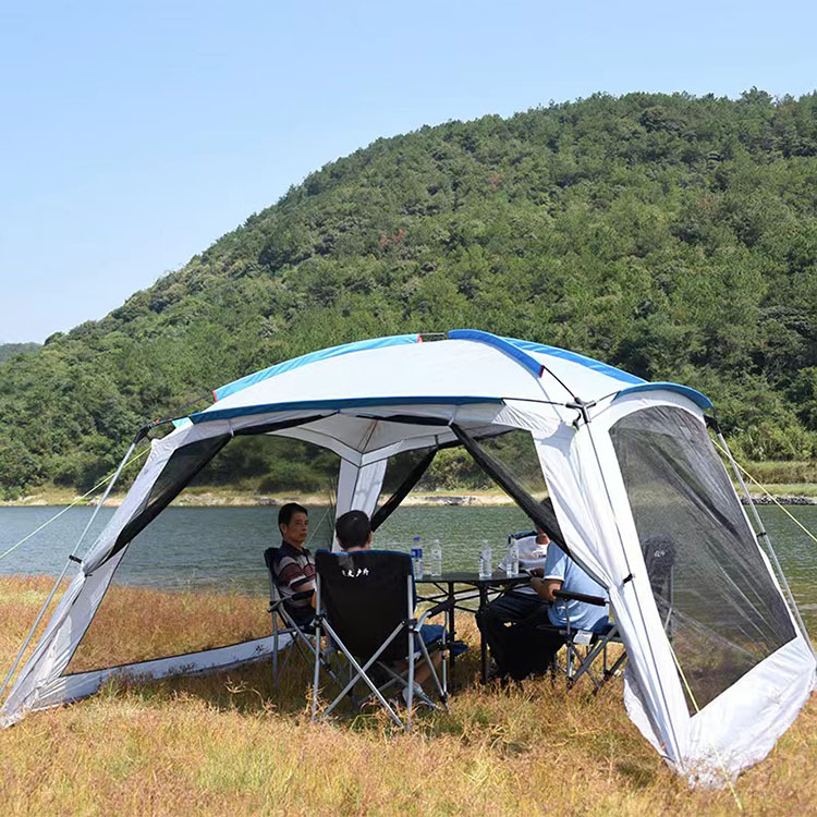 Waterproof 210D Outdoor Sport Tent 360*360*220cm Automatic Pop Up Tent Family