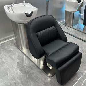 Cama de lavado de cabello con masaje corporal completo, mobiliario para salón de belleza, lavacabezas con masaje, lavabo para lavado de cabello, cama de spa - Product Image 2