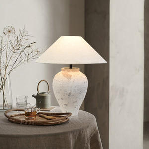 โคมไฟตั้งโต๊ะเซรามิกแบบย้อนยุคหรูหราสำหรับโรงแรมโคมไฟข้างเตียงตกแต่งข้างเตียงห้องนั่งเล่นข้างเตียงโคมไฟตั้งโต๊ะแบบคลาสสิก - Product Image 5