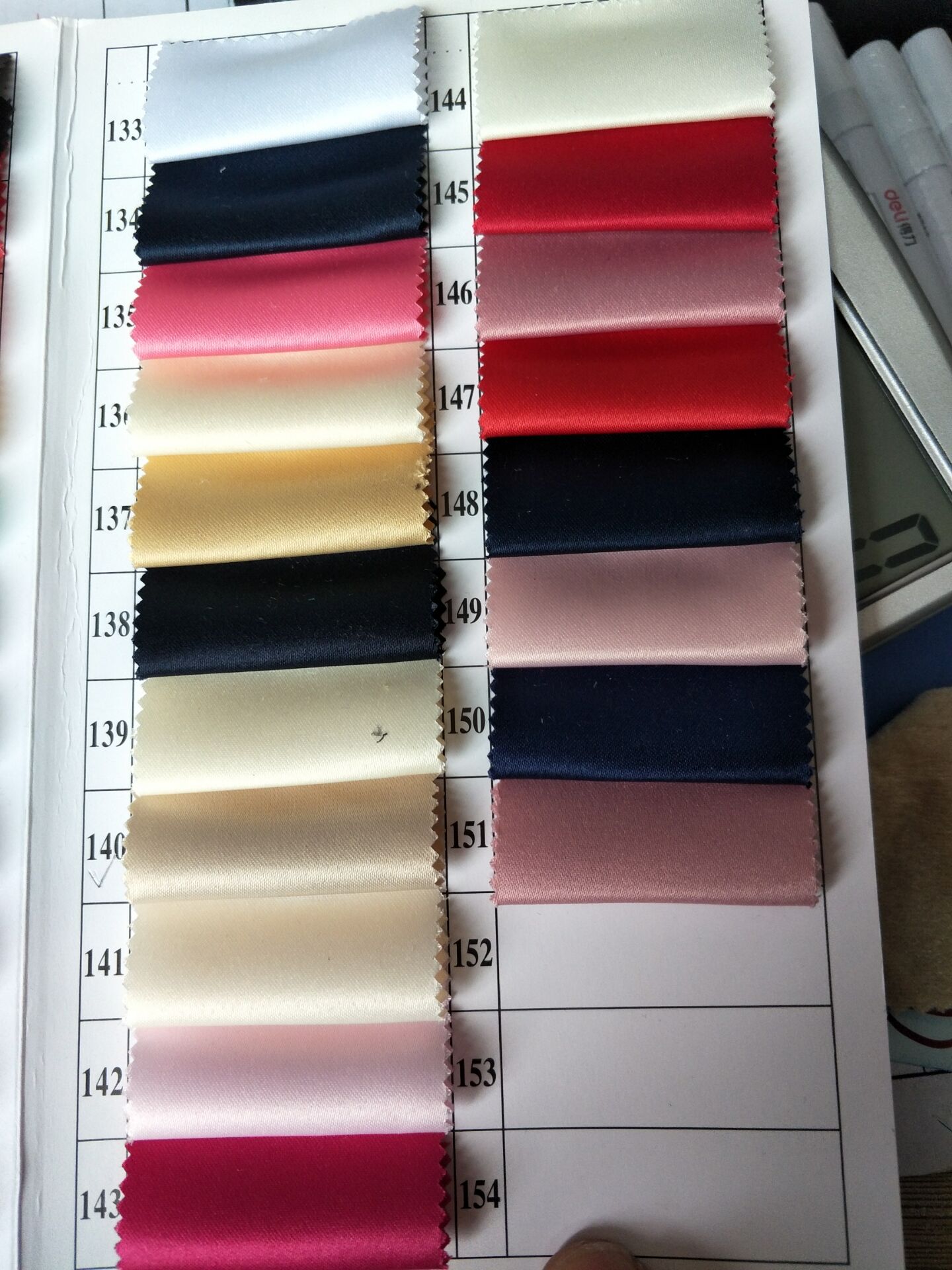 COLOR CHART FOR CHOICE6