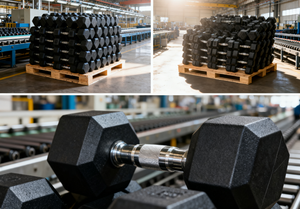 六角ダンベルセット40kg 50kg重量挙げ用スタンド付きダンベルセットラック付き商業用ジム設備付き - Product Image 5