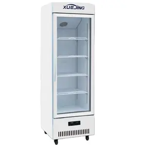XLC-350K стеклянная дверь большой емкости открытый охладитель для пива Холодильный шкаф