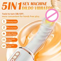 Vibrateur en silicone chauffant à 7 modes de vibration, jouet sexuel mains libres, puissant, machine de masturbation automatique pour femmes