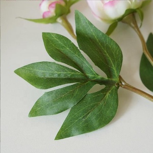 Pivoines artificielles de fleurs en soie à 2 têtes de haute qualité pour la décoration intérieure - Product Image 5