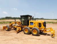 Motoniveladora SEM920F de 200HP para Construcción de Carreteras con Cuchilla Delantera y Ripper Trasero