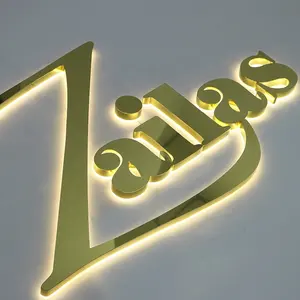 EZD бизнес быстрая реакция на индивидуальные светодиодные буквы с подсветкой, электронные строительные знаки, 3D знак для магазина, офиса, торгового центра