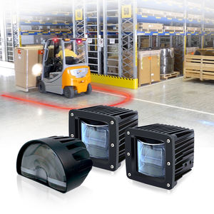 مصباح منطقة الخطر LED أحمر وأزرق 20 واط جديد 24 فولت مصباح ليزر آمن لمستودعات العمل - Product Image 1