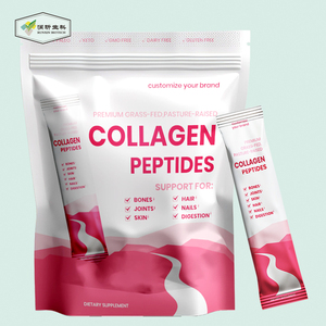 Collagene Marino Idrolizzato in Polvere Etichetta Privata Bustine di Collagene in Polvere per Bevande Etichetta Bianca - Product Image 1