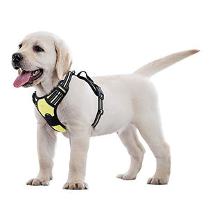 Hotselling Aangepaste Hondentuig Reflecterende Nylon Tactische Vest Grote XL Maten Breakaway Anti-Trek Wandel- en Loopvest met Lintdecoratie - Product Image 6