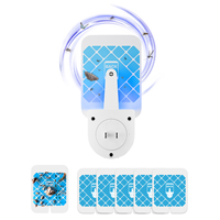 Piège à colle pour insectes d'intérieur Uv Led Attrape-mouches mural antiparasitaire anti-mites tueur de moustiques EU Us Plug In Pièges collants à mouches électriques