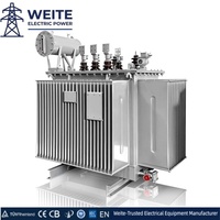 Transformateur triphasé immergé dans l'huile 11 kV 400 V 60 Hz 2500 kVA, distribution d'énergie électrique, bobinages entièrement en cuivre, refroidissement ONAN, sur mesure