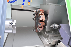 Đa trục <span class=keywords><strong>CNC</strong></span> quay syntec điều khiển 4 trục, tháp pháo trục <span class=keywords><strong>Y</strong></span> & thiết kế giường nghiêng (CK52PT-<span class=keywords><strong>Y</strong></span> Mô Hình) - Product Image 2