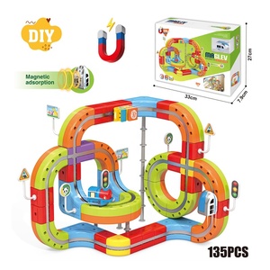 Bloques de Construcción Magnéticos OEM al por Mayor, Set de Vías de <span class=keywords><strong>Tren</strong></span>, <span class=keywords><strong>Tren</strong></span> Eléctrico Mágico 3D DIY, Juguete Educativo STEM - Product Image 5