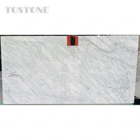 Dalle de marbre Bianco Carrara Tostone, populaire, durable et de qualité supérieure, pour îlot de cuisine, chambre à coucher, appartement, décoration intérieure