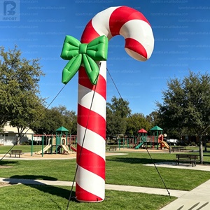 Boule de Noël géante gonflable personnalisée, attrayante, avec éclairage LED, pour décoration de jardin/fête - Product Image 4