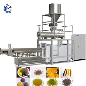 Model 75 Extruder Artificial Fortified Rice Production Plant With Competitive Price