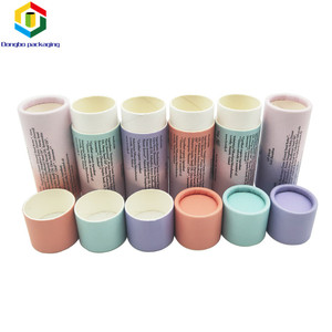 Kraft Brillant À Lèvres Emballage Boîtes de Tubes Cosmétiques Rond Eye-Liner Cylindre Déodorant Mini Tube De Papier - Product Image 2