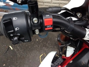 Accessoires pour motos, interrupteur pour moto/vélo électrique, interrupteur de phare à 3 fils, interrupteur d'urgence, interrupteur de phare stroboscopique - Product Image 6