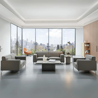 Canapé moderne deux places en cuir PU, design contrastant élégant, pieds en métal robustes, idéal pour appartement, hôtel, salon - Vente flash