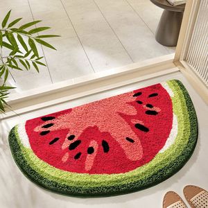 Modern Design <b>Small</b>-Sized Door <b>Mat</b> Quick-Drying Non-Slip Absorbent Flocking Strongly Absorbent Fresh Fruit for Home Kitchen - Product Image 3